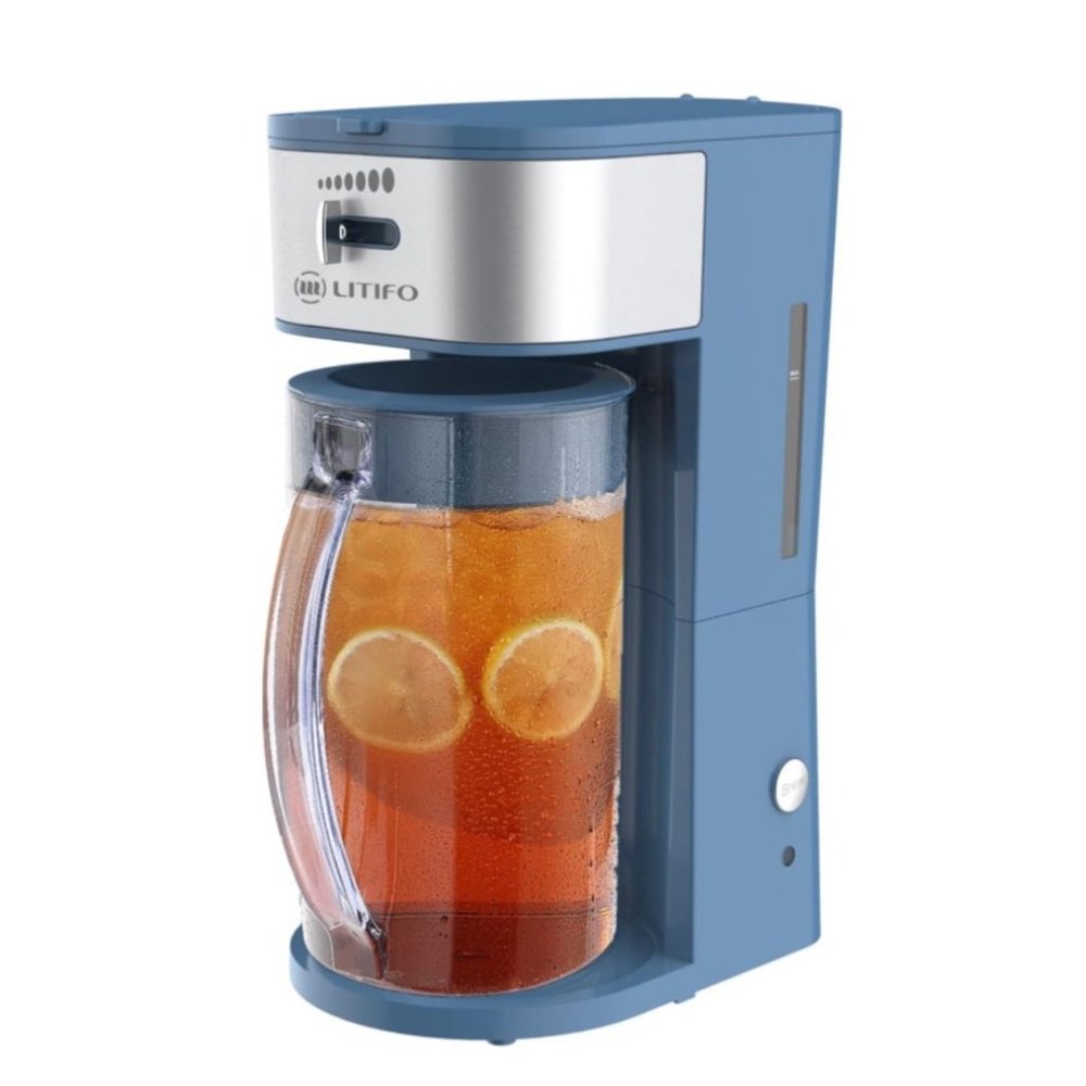 LITIFO Iced Tea Maker and Iced Coffee Maker Brewing System with 2-quart Pitcher,
